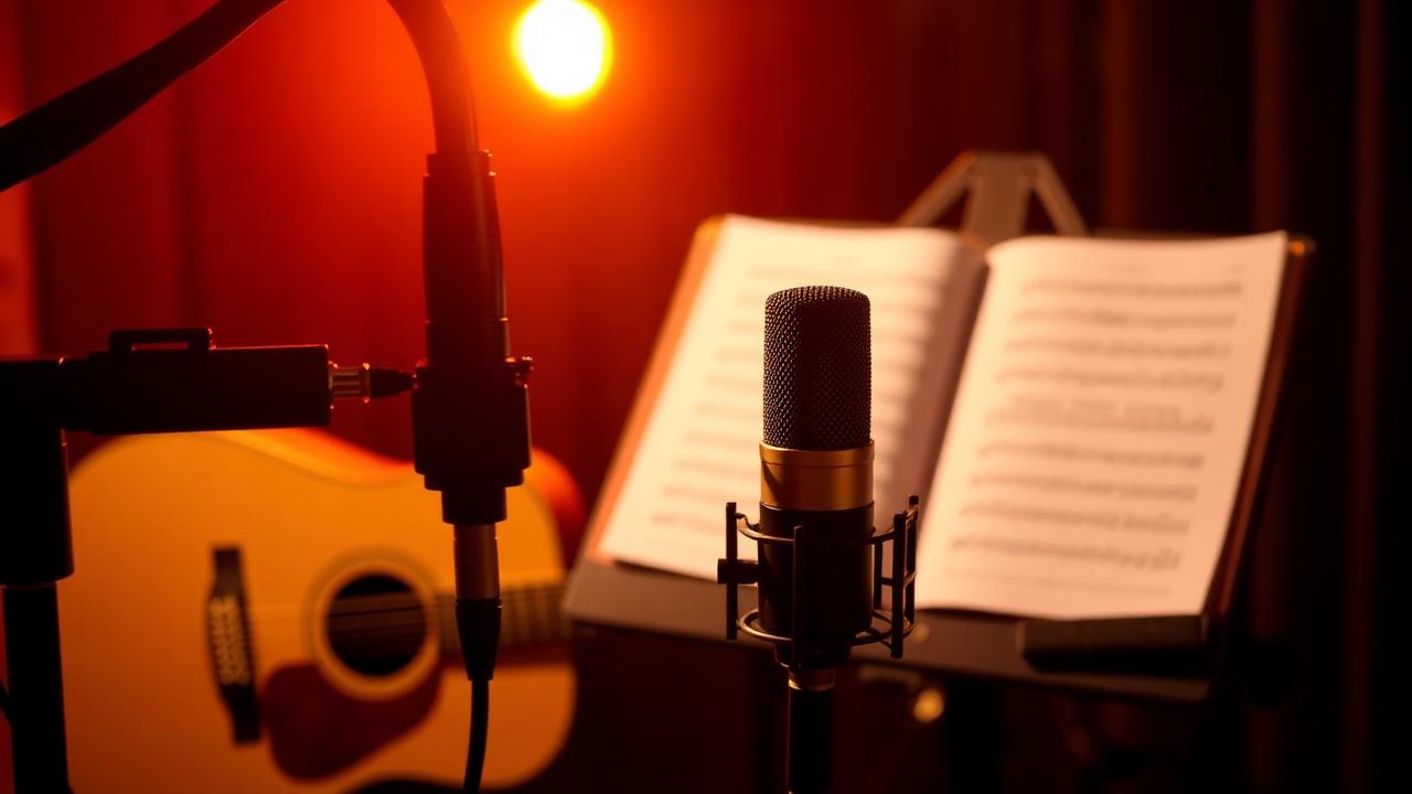 Estudio de grabación de música cristiana